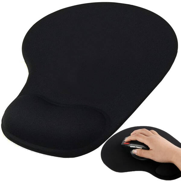 Mouse pad under wrist ergonomic gel memory