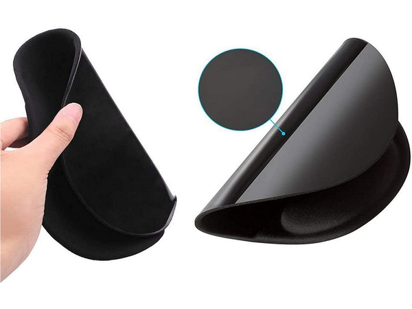 Mouse pad under wrist ergonomic gel memory