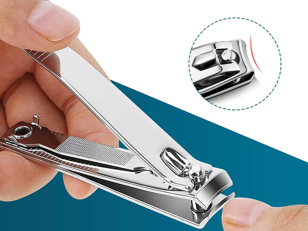 Nail clippers nail clipper strong steel manicure chrome file large