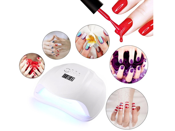 Nail lamp 36 led uv 54w hybrids gels