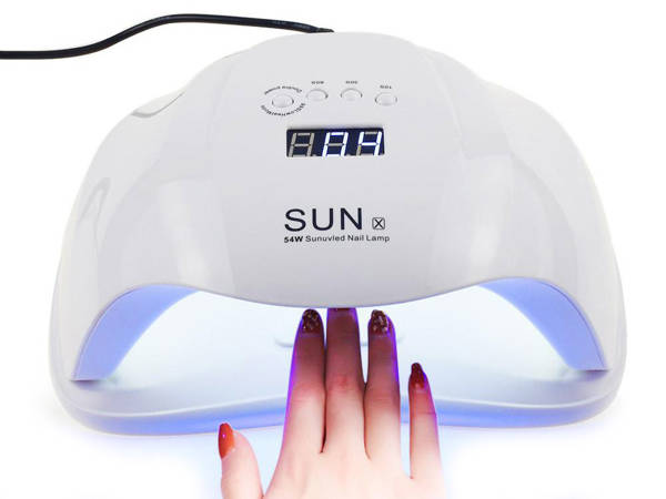 Nail lamp 36 led uv 54w hybrids gels