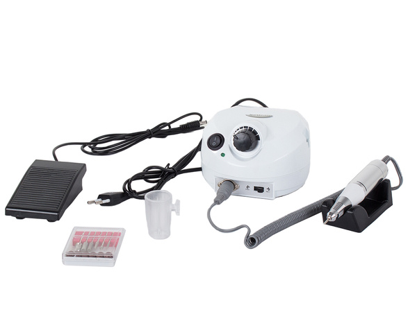 Nail milling machine manicure pedicure + cutters 65w professional for home