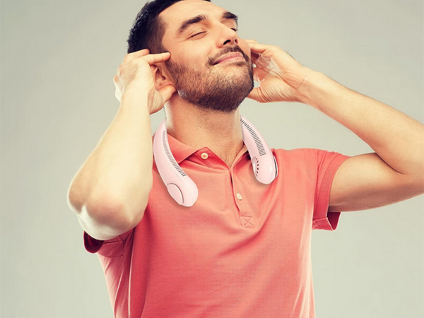 Neck fan portable air conditioner