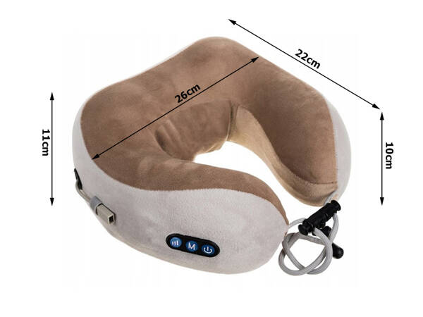 Neck massager soft travel cushion for car aeroplane