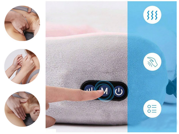 Neck massager soft travel cushion for car aeroplane