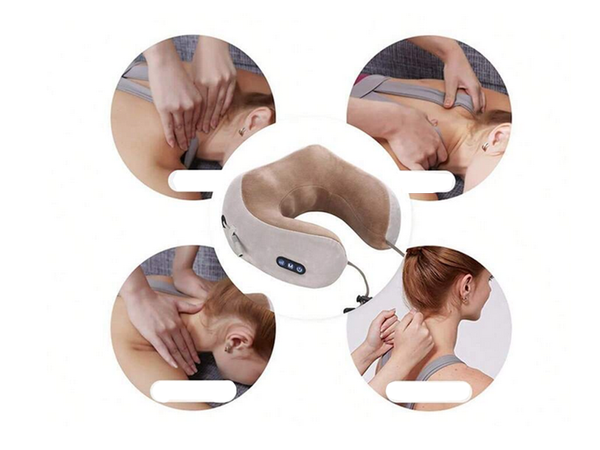 Neck massager soft travel cushion for car aeroplane