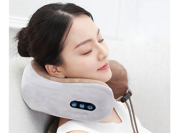 Neck massager soft travel cushion for car aeroplane