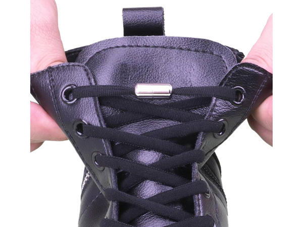 Non-tied shoe laces flexible rubber