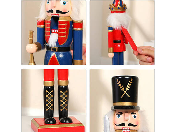 Nutcracker soldier dewniany decorative christmas figurine gift