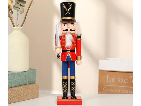 Nutcracker soldier dewniany decorative christmas figurine gift