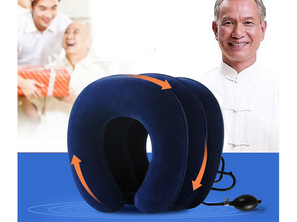 Orthopaedic neck traction cushion three levels