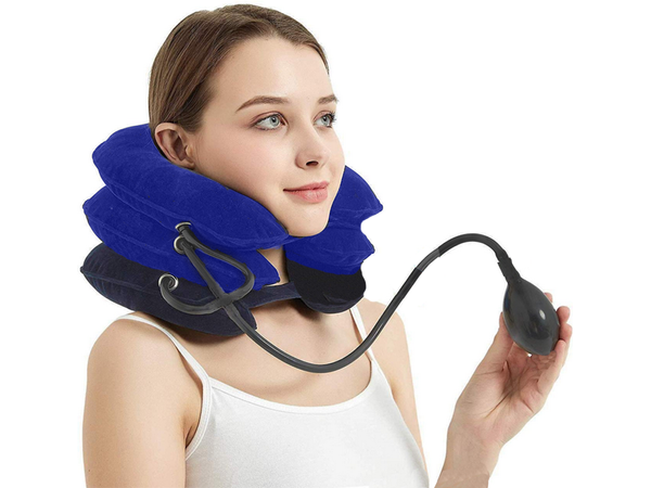 Orthopaedic neck traction cushion three levels