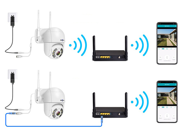 Outdoor camera ip wifi full hd zoom