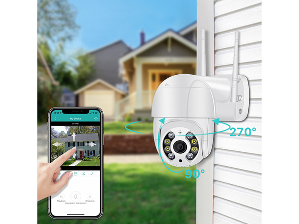 Outdoor camera ip wifi full hd zoom