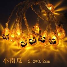 PUMPKIN LIGHTS 2,2X3,2CM (100)