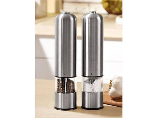 Pepper mill salt spice inox electric