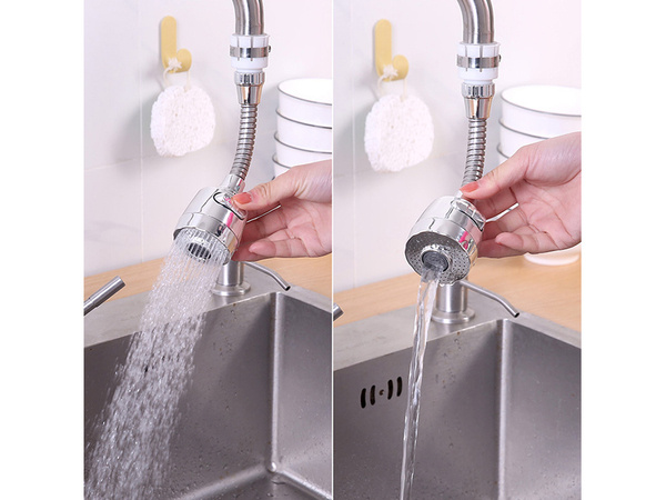 Perlator faucet extension movable 360