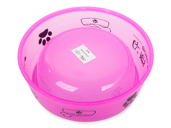 Plastic bowl for dog cat water stall 0.6l