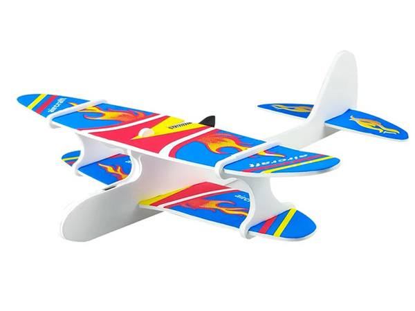 Polystyrene plane flying foam usb motor glider dart light