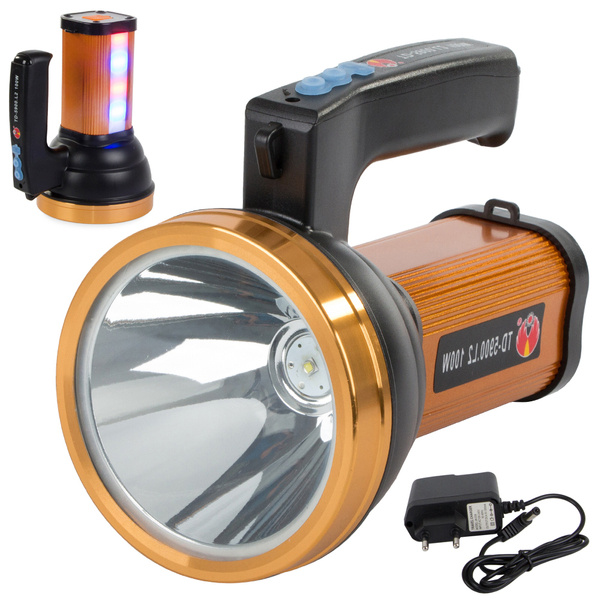 Powerful rechargeable led camping searchlight