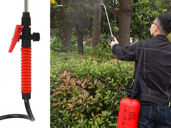 Pressure sprayer garden hand sprayer long lance 10l belt