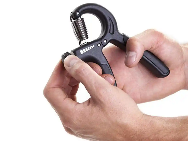 Rehabilitation hand gripper exercise compressor with adjustment 5-60 kg