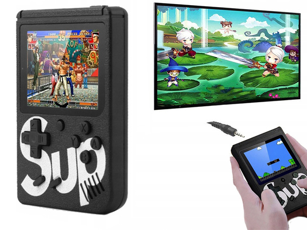 Retro mini portable console 400 games 3.0 tv game box games remote control pad