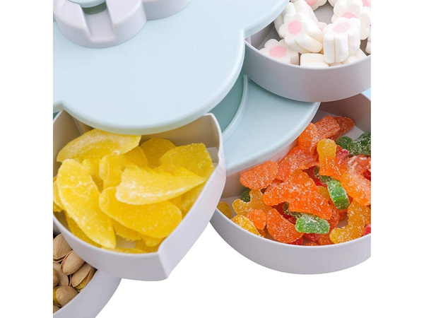 Rotary candy jewellery organiser container