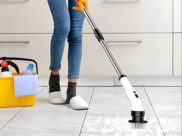 Rotary mop electric cleaning brush 9 different attachments