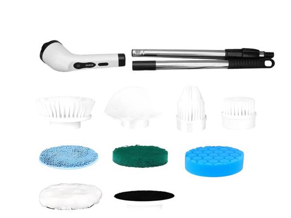 Rotary mop electric cleaning brush 9 different attachments