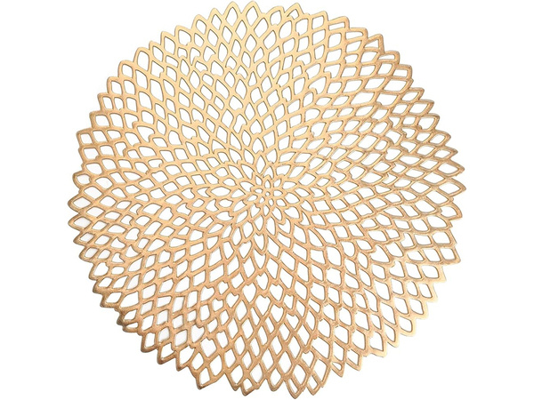 Round kitchen table mat openwork decorative table mat