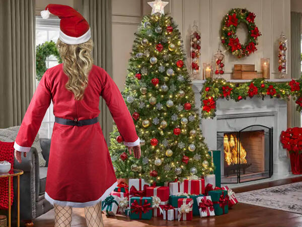 Santa claus costume dress