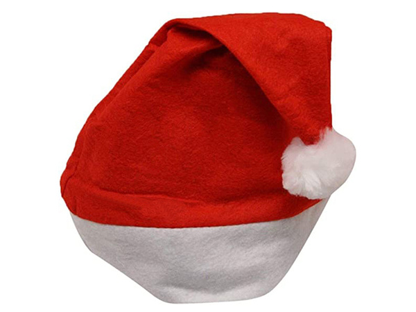 Santa hat with pompom costume costume