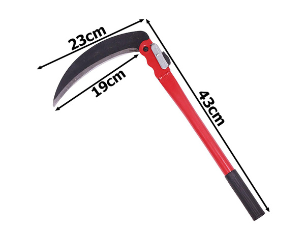 Scythe folding sickle for undercutting hand blade