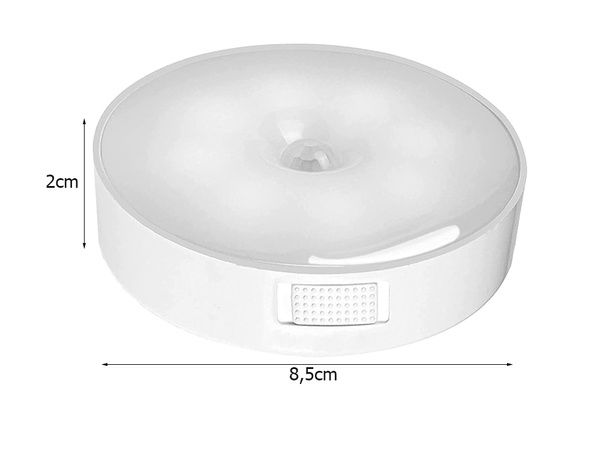 Self-adhesive led lamp with dusk-to-dawn movement sensor night light for stairs