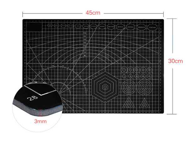 Self-healing cutting mat a3 modelling double-sided