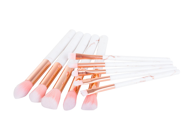 Set of professional make-up brushes 10 pieces