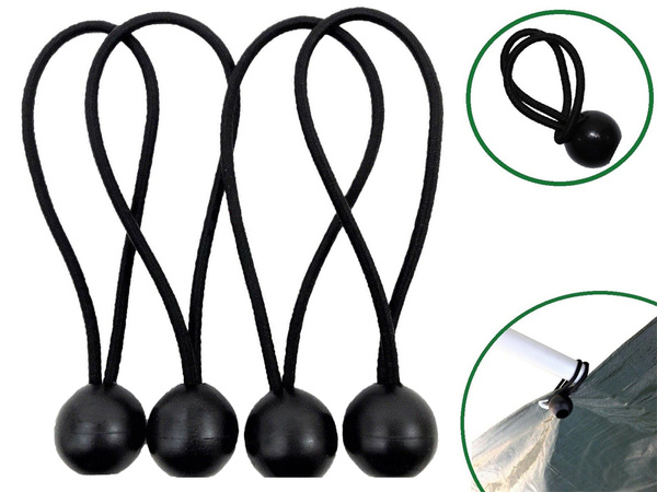 Set of rubbers with a ball to fix plendeka tension 10