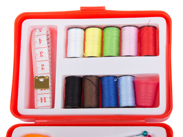 Sewing kit sewing case needles thread pins