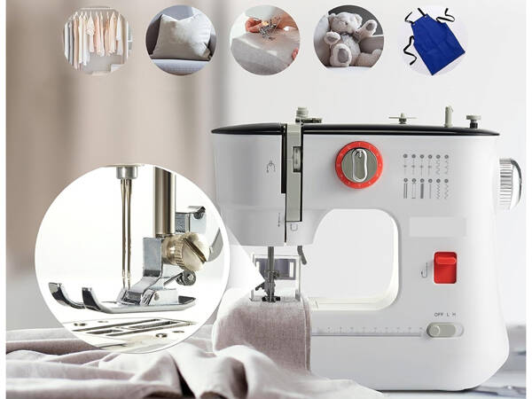 Sewing machine portable home accessories portable 12 stitches with pedal