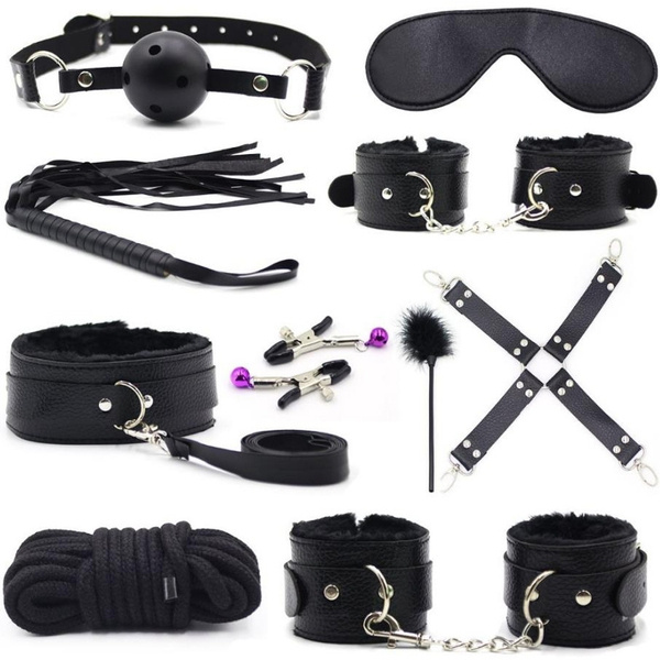 Sex gadgets erotic toys bdsm whip handcuffs