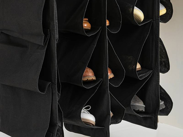 Shoe organiser for wardrobe hanging shoe rack 12 pairs