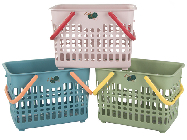 Shopping basket handy for mushrooms vegetables folding handles for picnics