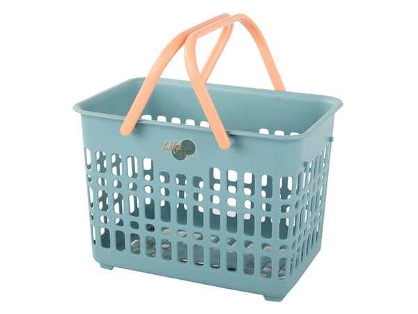 Shopping basket handy for mushrooms vegetables folding handles for picnics