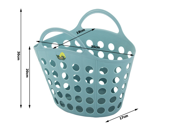 Shopping basket handy for mushrooms vegetables fruit handles for picnic