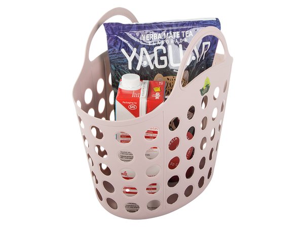 Shopping basket handy for mushrooms vegetables fruit handles for picnic