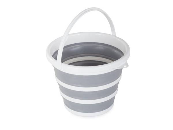Silicone bucket folding reinforced 10l