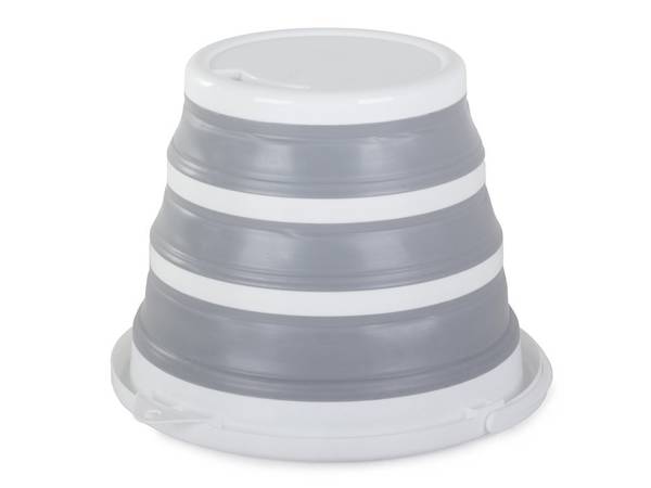 Silicone bucket folding reinforced 10l