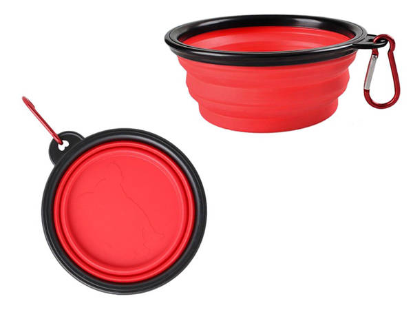 Silicone folding bowl for dog travel 0.4 l