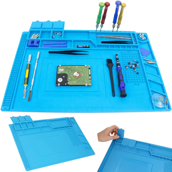 Silicone service mat soldering organizer large pad 30x45 magnet